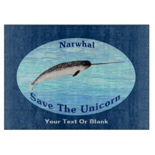 Planche À Découper Narwhal - Sauvez la Licorne