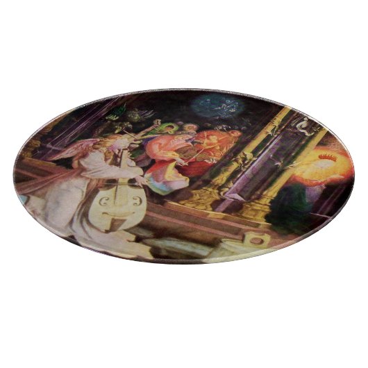 PLANCHE À DÉCOUPER NATIVITÉ AVEC ANGELS - MAGIE DE NOËL (Coin)