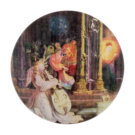 PLANCHE À DÉCOUPER NATIVITÉ AVEC ANGELS - MAGIE DE NOËL (Devant)