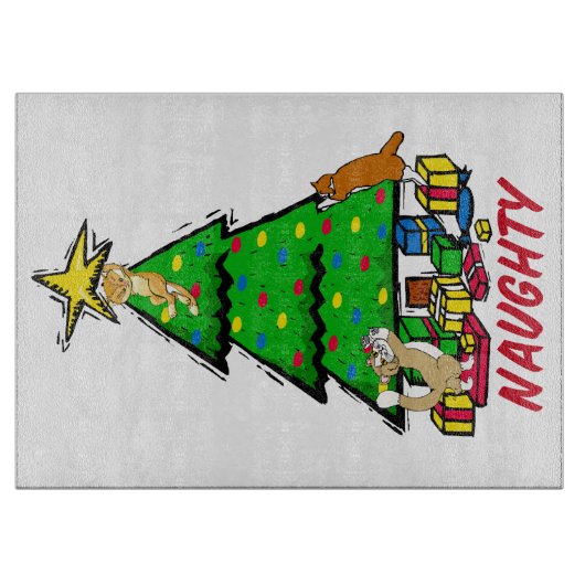 Planche À Découper Naughty Kitties Cutting Board (Devant)