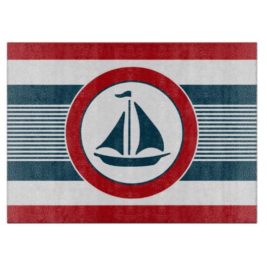 Planche À Découper Nautical design (Devant)