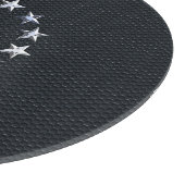 Planche À Découper Nautique Yacht Drapeau Chrome Ensigne sur Grille I (Coin)