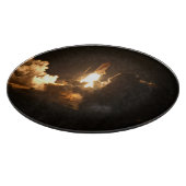 Planche À Découper Navette spatiale Terre Orbitale Nuit Spacecraft Ca (Coin)