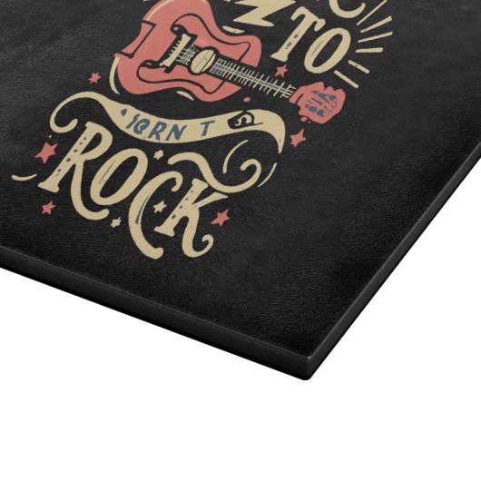 Planche À Découper Né à Rock Electric Guitar (Coin)