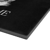 Planche À Découper Ne me marche pas dessus Drapeau Gadsden Noir Jaune (Coin)