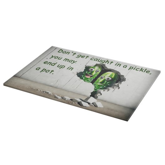 Planche À Découper Ne te fais pas prendre dans une chiche (Coin)