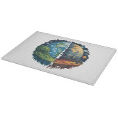 Planche À Découper Ne tuons pas la planète (Coin)