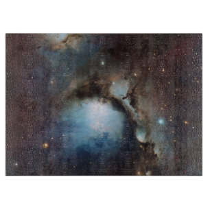 Planche À Découper Nébuleuse Orion Astronomie bleu marron beige ciel