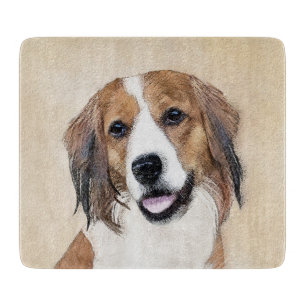 Planche À Découper Nederlandse Kooikerhondje Peinture - Chien Art