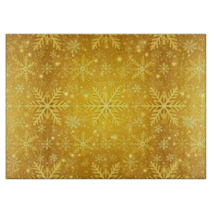 Planche À Découper Neige dorée