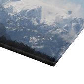 Planche À Découper Neige sur le glacier de Queneesh Comox Vancouver I (Coin)