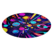 Planche À Découper Neon Dreams - Formes et couleurs psychédéliques (Coin)