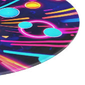 Planche À Découper Neon Dreams - Formes et couleurs psychédéliques (Coin)