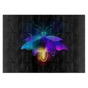 Planche À Découper Neon Firefly sur noir