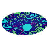 Planche À Découper Neon Fruits Art Motif (Coin)