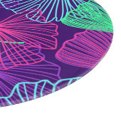 Planche À Découper Neon Gingko Feuilles : Floral brillant. (Coin)