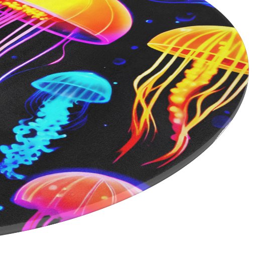 Planche À Découper Neon Jellyfish (Coin)