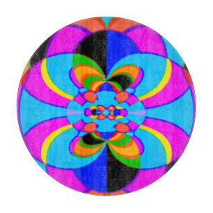 Planche À Découper Neon Motif Art frais et coloré