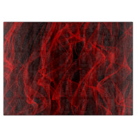 Neon Red Curvy Line Abstrait Motif