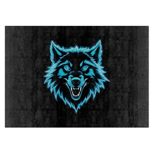 Planche À Découper Neon Wolf (Devant)