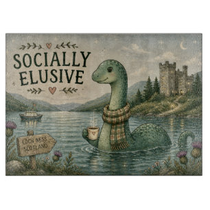 Planche À Découper Nessie insaisissable socialement Cryptide cosy Loc