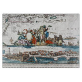 PLANCHE À DÉCOUPER NEW AMSTERDAM, 1673 (Devant)