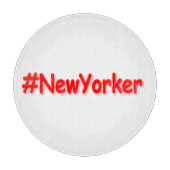 Planche À Découper "#NewYorker" Joli design. Commandez dès maintenant (Devant)