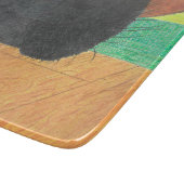 Planche À Découper Nez de chien et bleuet (Coin)