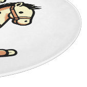 Planche À Découper N'Importe Quel Singe Couleur Sur Cheval À Rocher (Coin)