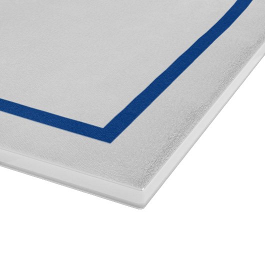 Planche À Découper N'Importe Quelle Couleur - Deux Lettres Monogramme (Coin)