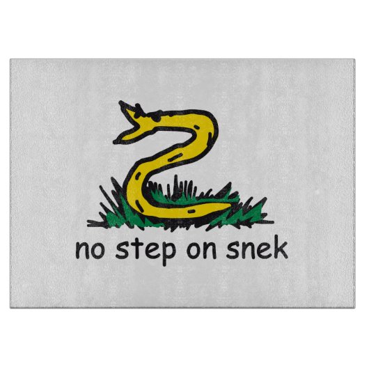 Planche À Découper No step on snek memes (Devant)
