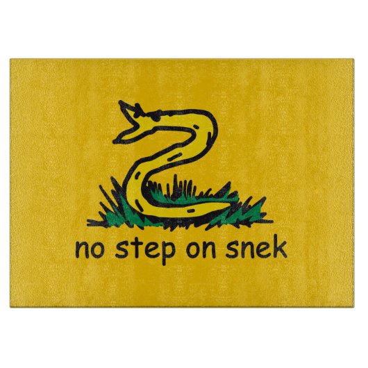 Planche À Découper No step on snek memes (Devant)