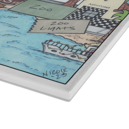 Planche À Découper Noël à Père Noël Barbara (Coin)