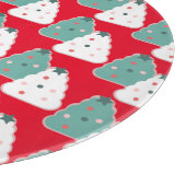 Planche À Découper Noël Arbre Cookie Dough Mix Maison Rouge (Coin)