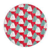 Planche À Découper Noël Arbre Cookie Dough Mix Maison Rouge (Devant)