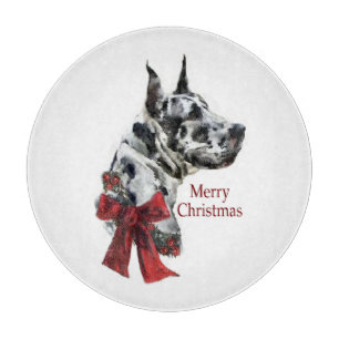 Planche À Découper Noël Arlequin Great Dane