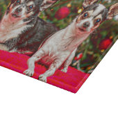Planche À Découper Noël au Chihuahua (Coin)