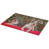 Planche À Découper Noël au Chihuahua (Coin)