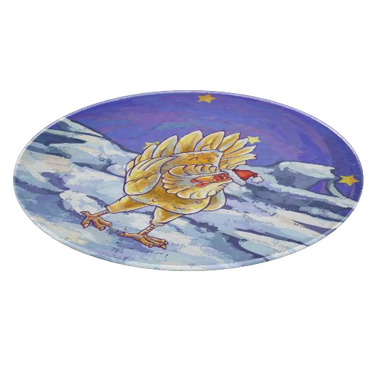 Planche À Découper Noël au poulet (Coin)
