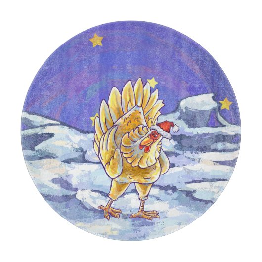 Planche À Découper Noël au poulet (Devant)