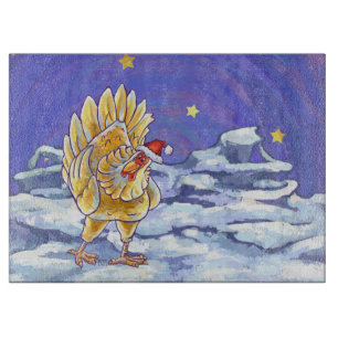 Planche À Découper Noël au poulet
