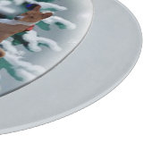 Planche À Découper Noël Basenji (Coin)