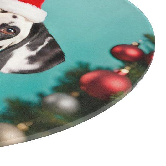Planche À Découper Noël dalmate (Coin)