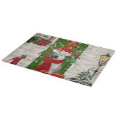 Planche À Découper Noël de Chien Husky Sibérien (Coin)