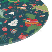 Planche À Découper Noël de Dinosaur : Bonne année (Coin)
