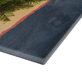 Planche À Découper Noël de la côte tropicale (Coin)