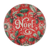 Planche À Découper Noel de Noël Rouge et Vert (Devant)