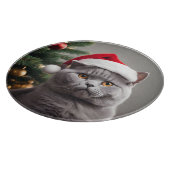 Planche À Découper Noël de Shorthair britannique (Coin)