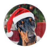 Planche À Découper Noël Doberman (Devant)