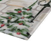 Planche À Découper Noël du chien de Poméranie (Coin)